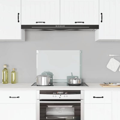 Vidaxl spatscherm keuken 70x50 cm gehard glas transparant