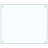 Vidaxl spatscherm keuken 70x60 cm gehard glas transparant