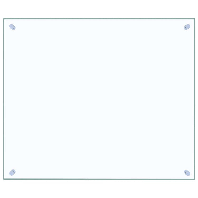 Vidaxl spatscherm keuken 70x60 cm gehard glas transparant