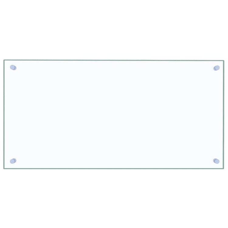 Vidaxl spatscherm keuken 80x40 cm gehard glas transparant