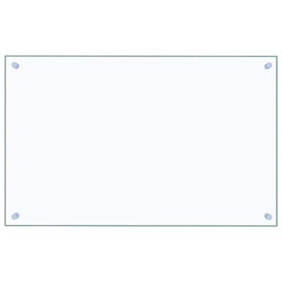 Vidaxl spatscherm keuken 80x50 cm gehard glas transparant