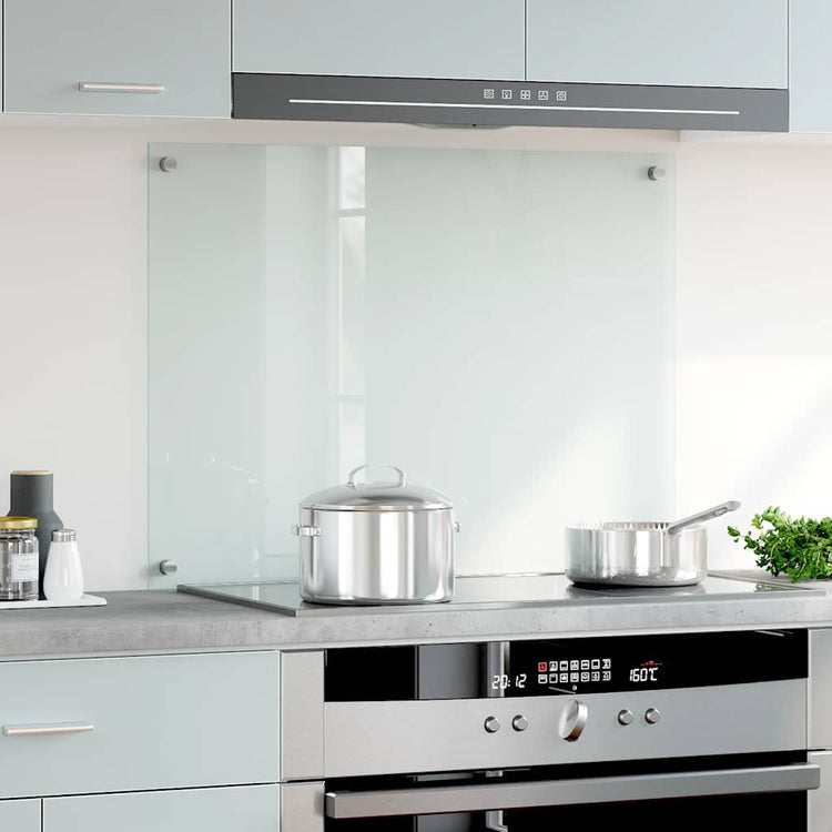 Vidaxl spatscherm keuken 80x60 cm gehard glas transparant