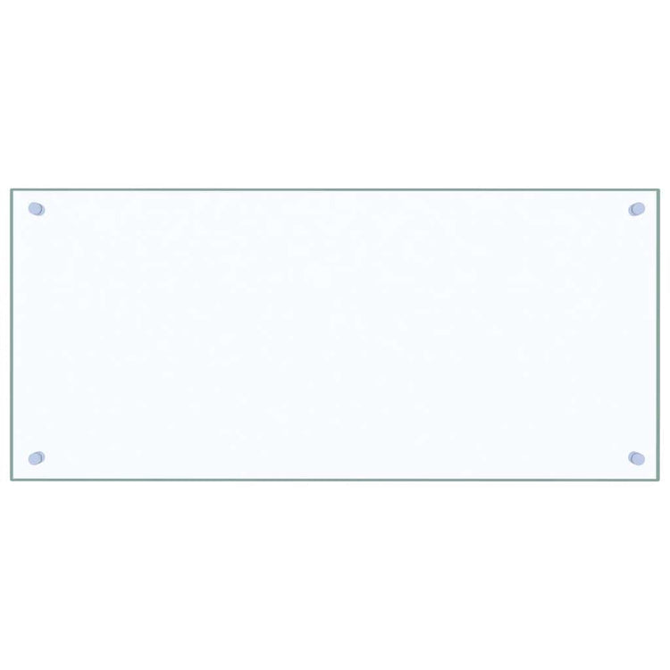 Vidaxl spatscherm keuken 90x40 cm gehard glas transparant