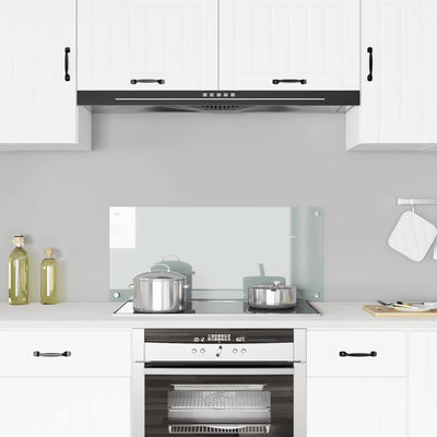 Vidaxl spatscherm keuken 90x40 cm gehard glas transparant