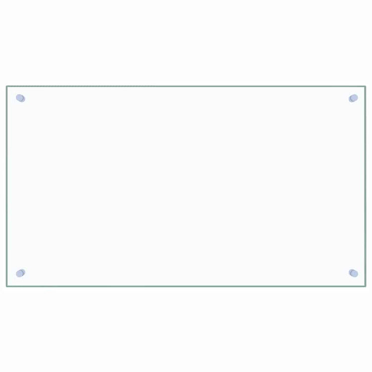 Vidaxl spatscherm keuken 90x50 cm gehard glas transparant