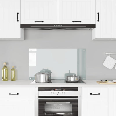 Vidaxl spatscherm keuken 90x50 cm gehard glas transparant