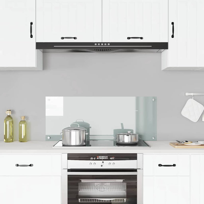 Vidaxl spatscherm keuken 100x40 cm gehard glas transparant