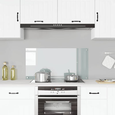 Vidaxl spatscherm keuken 100x50 cm gehard glas transparant