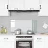 Vidaxl spatscherm keuken 100x50 cm gehard glas transparant