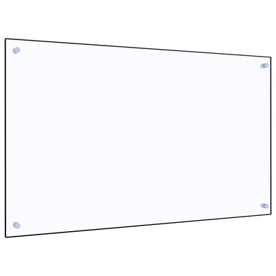 Vidaxl spatscherm keuken 100x60 cm gehard glas transparant