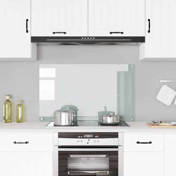 Vidaxl spatscherm keuken 100x60 cm gehard glas transparant