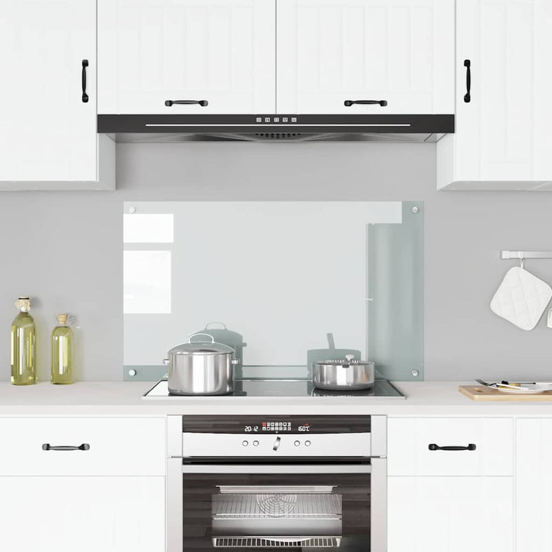Vidaxl spatscherm keuken 100x60 cm gehard glas transparant