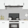 Vidaxl spatscherm keuken 70x40 cm gehard glas zwart