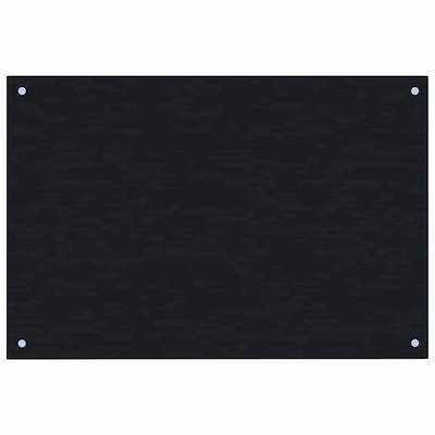 Vidaxl spatscherm keuken 90x50 cm gehard glas zwart