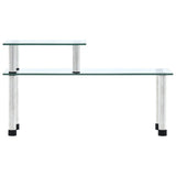 Vidaxl keukenschap 45x16x26 cm gehard glas transparent - afbeelding 2