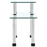 Vidaxl keukenschap 45x16x26 cm gehard glas transparent - afbeelding 3