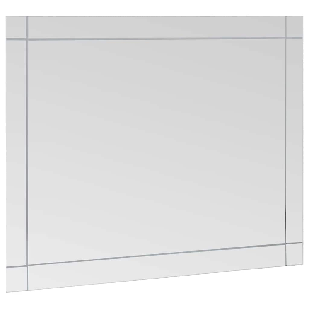 Vidaxl wandspiegel 80x60 cm glas