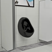 Vidaxl wandurinoir met spoelklep keramiek zwart - afbeelding 3