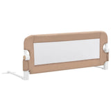 Vidaxl bedhekje peuter 102x42 cm polyester taupe - afbeelding 2