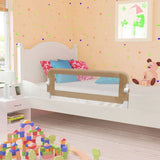 Vidaxl bedhekje peuter 102x42 cm polyester taupe - afbeelding 1
