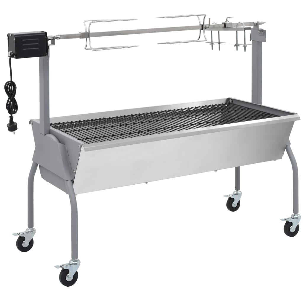 Vidaxl draaispit barbecue met elektrische motor