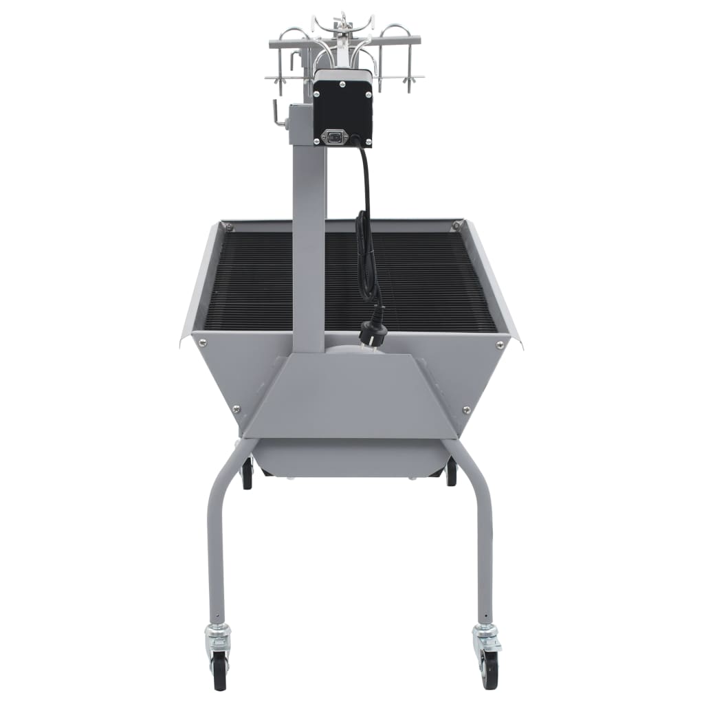 Vidaxl draaispit barbecue met elektrische motor