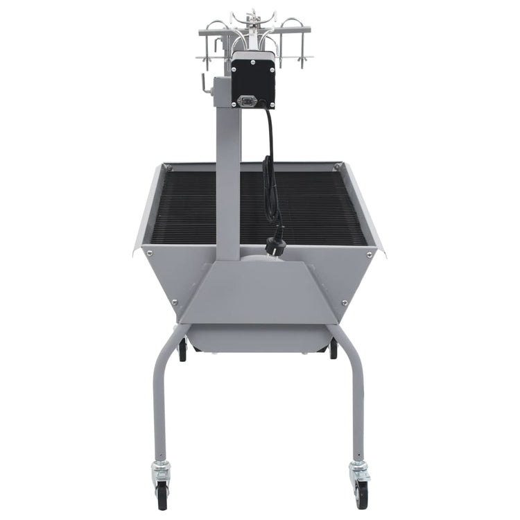 Vidaxl draaispit barbecue met elektrische motor