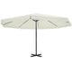 Vidaxl parasol samos 500 cm aluminium wit