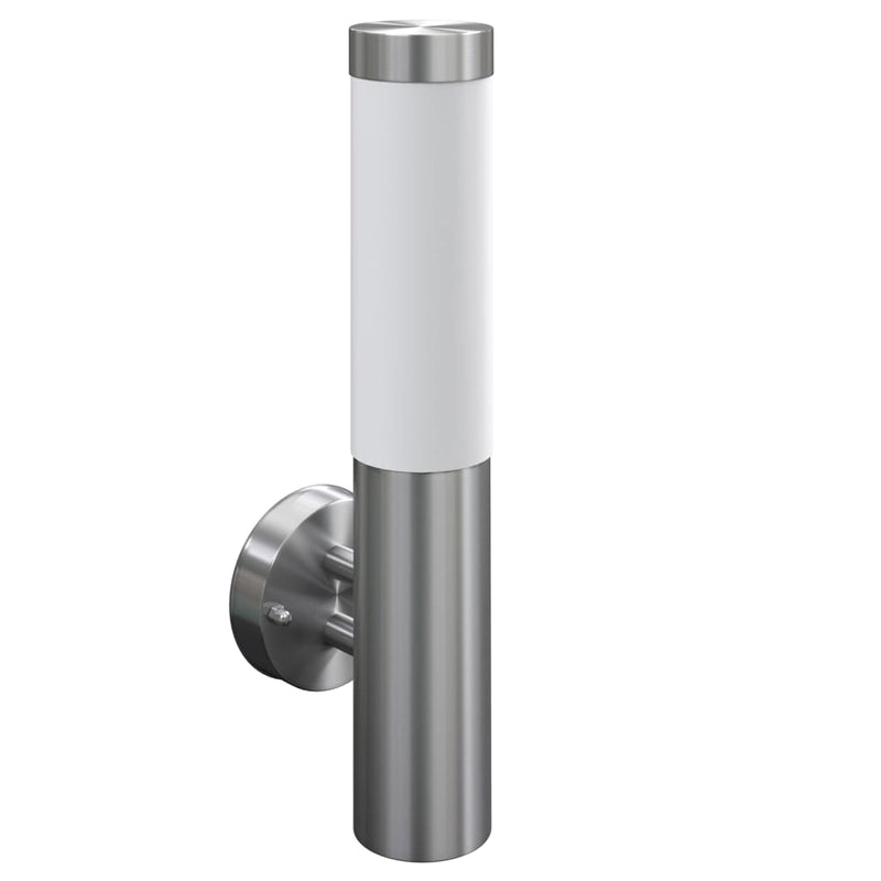 Vidaxl wandlamp voor binnen en buiten waterdicht rvs