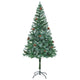 Vidaxl kunstkerstboom met dennenappels 180 cm