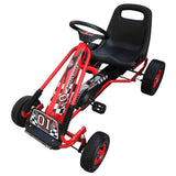 Vidaxl skelter f1 junior rood - afbeelding 1