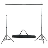 Vidaxl achtergrondsysteem telescopisch 155-300 cm - afbeelding 1