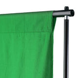 Vidaxl achtergrond zonder standaard chromakey 300x300 cm katoen groen - afbeelding 3
