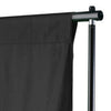Vidaxl achtergrond zonder standaard 300x300 cm katoen zwart