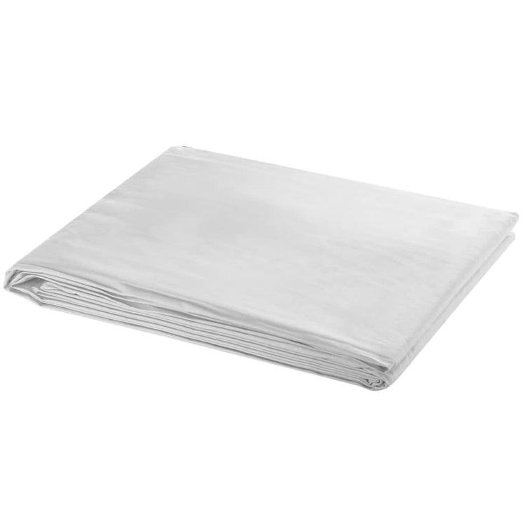 Vidaxl achtergrond zonder standaard 300x300 cm katoen wit