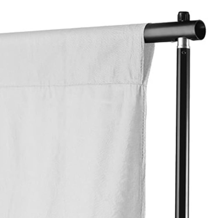Vidaxl achtergrond zonder standaard 300x300 cm katoen wit