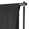 Vidaxl achtergrond zonder standaard 500x300 cm katoen zwart