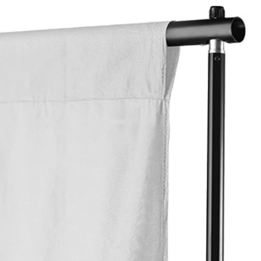 Vidaxl achtergrond zonder standaard 500x300 cm katoen wit
