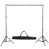 Vidaxl achtergrondsysteem 600x300 cm zwart