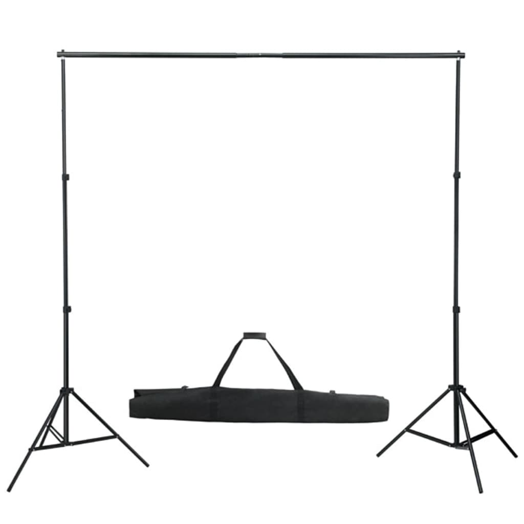 Vidaxl achtergrondsysteem 600x300 cm zwart