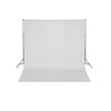 VidaXL Achtergrondsysteem 600x300 cm wit