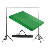 Vidaxl achtergrondsysteem 300x300 cm groen - afbeelding 1