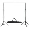 Vidaxl achtergrondsysteem 300x300 cm groen