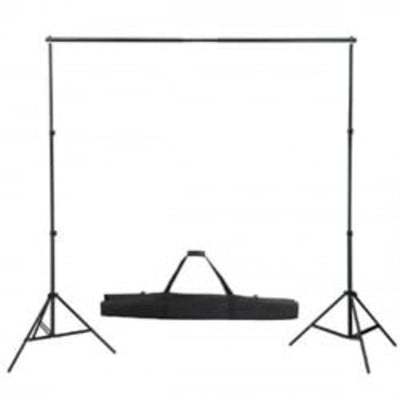 Vidaxl achtergrondsysteem 300x300 cm groen