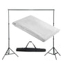 Vidaxl achtergrondsysteem 300x300 cm wit