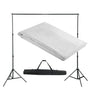 VidaXL Achtergrondsysteem 300x300 cm wit
