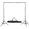 Vidaxl achtergrondsysteem 300x300 cm wit