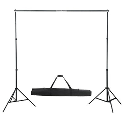 Vidaxl achtergrondsysteem 300x300 cm wit