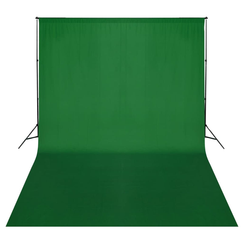 Vidaxl achtergrondsysteem 500x300 cm groen