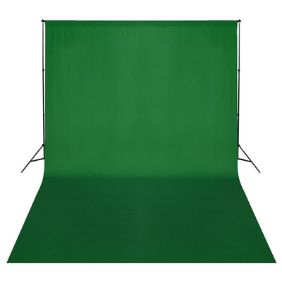Vidaxl achtergrondsysteem 500x300 cm groen